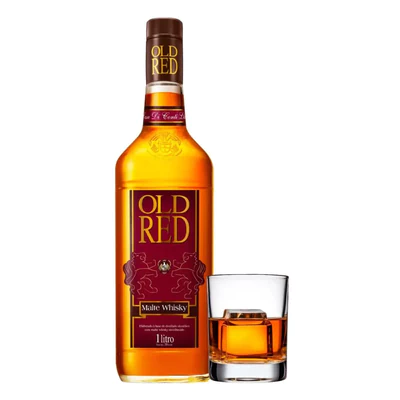 Whisky Old Red Honey 1000Cc 29.5G + Vaso