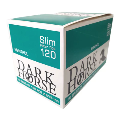 Filtro Dark Horse Menthol 20Gr (Packx10Un)