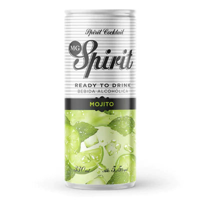 Coctel Lata Mg Spirit Mojito  330Cc 5.5Gr