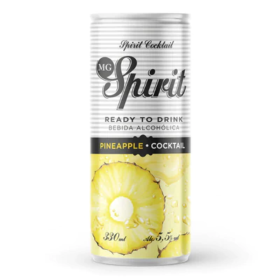 Coctel Lata Mg Spirit Pineapple  330Cc 5.5Gr