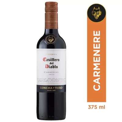 Vino Casillero Del Diablo Carmenere 375Cc13.5G