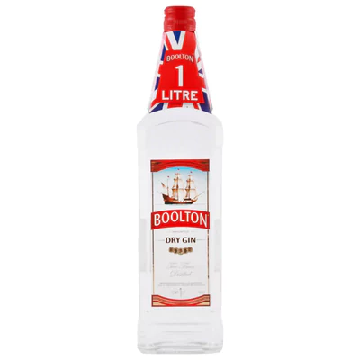 Gin Boolton Dry Gin 1000Cc 40G