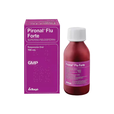 PIRONAL FLU FORTE IBUPROFENO / PSEUDOEFEDRINA JARABE 100ML
