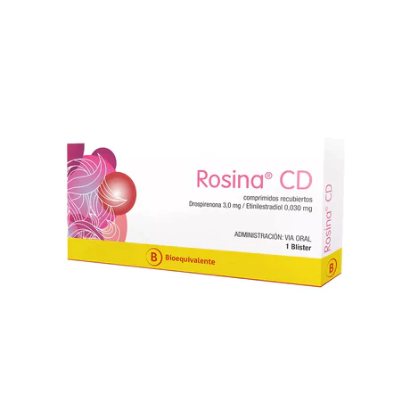 ROSINA CD (B) DROSPIRENONA / ETINILESTRADIOL 28 COMPRIMIDOS RECUBIERTOS