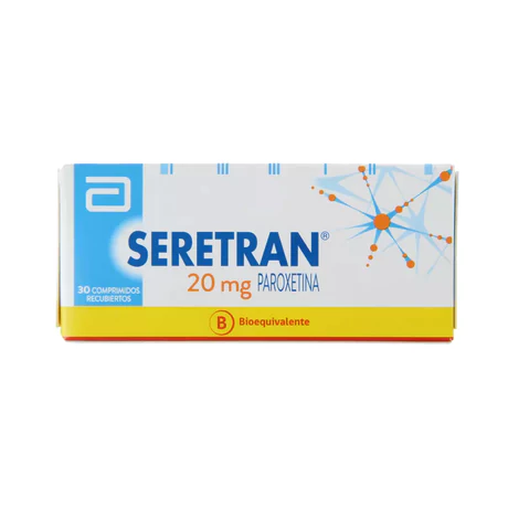 SERETRAN (B) PAROXETINA 20MG 30 COMPRIMIDOS RECUBIERTOS