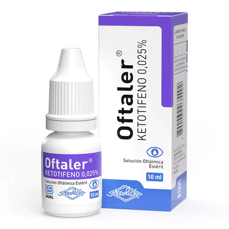 OFTALER KETOTIFENO 0.025% SOLUCIÓN OFTÁLMICA 10ML