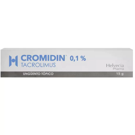CROMIDIN TACROLIMUS 0.1% UNGÜENTO TÓPICO 15G