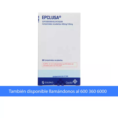 EPCLUSA SOFOSBUVIR / VELPATASVIR 400/100 28 COMPRIMIDOS RECUBIERTOS