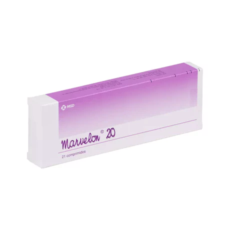 MARVELON 20 (R) DESOGESTREL / ETINILESTRADIOL 21 COMPRIMIDOS