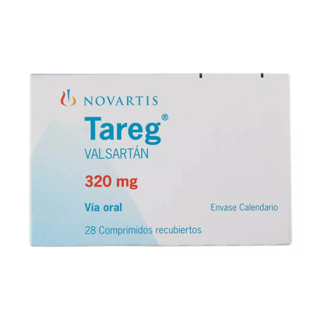 TAREG (R) VALSARTÁN 320MG 28 COMPRIMIDOS RECUBIERTOS