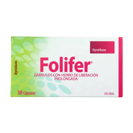 FOLIFER 30 CÁPSULAS