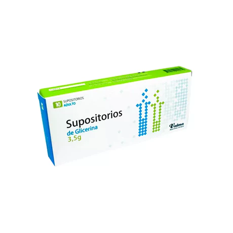 SUPOSITORIO GLICERINA ADULTO 10 UNIDADES