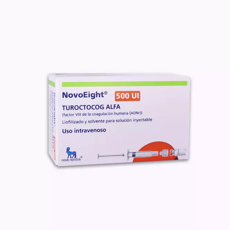 NOVOEIGHT TUROCTOCOG ALFA 500UI INYECTABLE