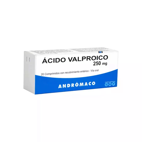 ÁCIDO VALPROICO 250MG 20 COMPRIMIDOS RECUBIERTOS