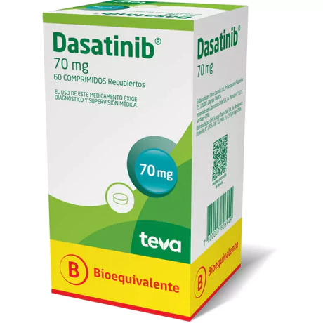 DASATINIB (B) 70MG 60 COMPRIMIDOS RECUBIERTOS