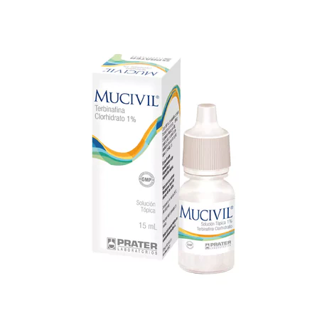 MUCIVIL TERBINAFINA 1% SOLUCIÓN TÓPICA 15ML