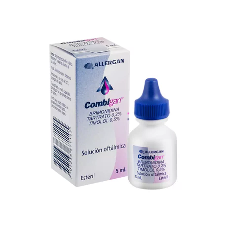 COMBIGAN (B) BRIMONIDINA / TIMOLOL SOLUCIÓN OFTÁLMICA 5ML