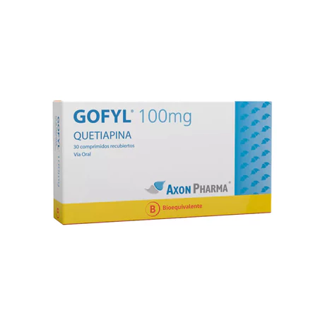 GOFYL (B) QUETIAPINA 100MG 30 COMPRIMIDOS RECUBIERTOS