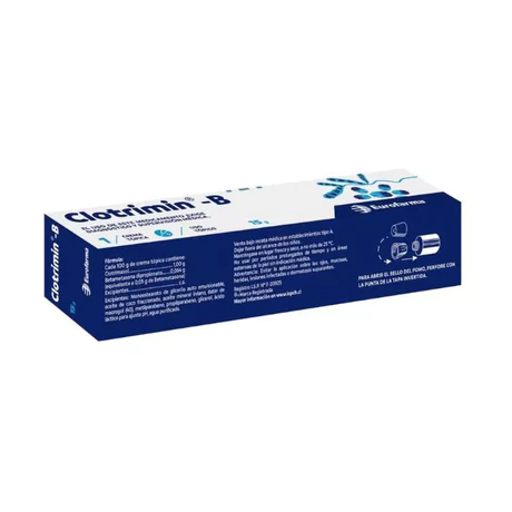 CLOTRIMIN-B CLOTRIMAZOL / BETAMETASONA CREMA TÓPICA 15G
