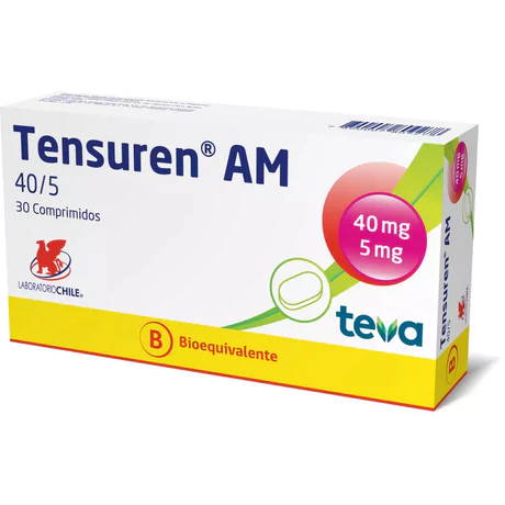 TENSUREN (B) AM TELMISARTÁN / AMLODIPINO 40MG/5MG 30 COMPRIMIDOS