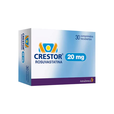 CRESTOR TABLETS (R) ROSUVASTATINA 20MG 30 COMPRIMIDOS RECUBIERTOS