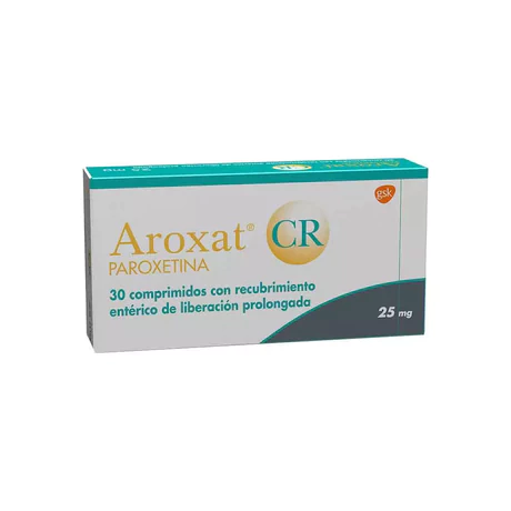 AROXAT CR (R) PAROXETINA 25MG 30 COMPRIMIDOS PROLONGADOS