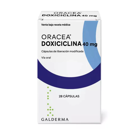 ORACEA DOXICICLINA 40MG 28 CÁPSULAS DE LIBERACIÓN PROLONGADA