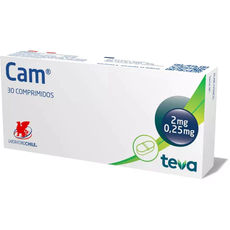 CAM BETAMETASONA / DEXCLORFENAMINA 30 COMPRIMIDOS