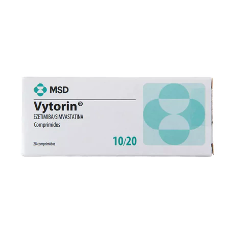 VYTORIN 10/20 EZETIMIBA / SIMVASTATINA 28 COMPRIMIDOS