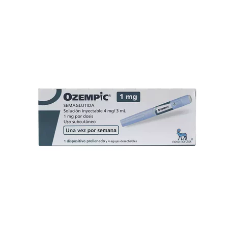 OZEMPIC SEMAGLUTIDA 4MG/3ML INYECTABLE 1 DISPOSITIVO 4 AGUJAS