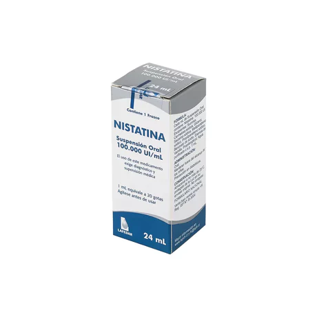 NISTATINA 100.000UI ORAL GOTAS 24ML