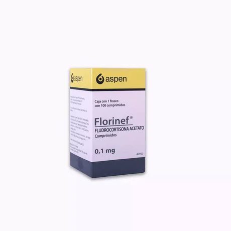 FLORINEF FLUDROCORTISONA 0.1MG 100 COMPRIMIDOS