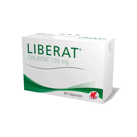 LIBERAT ORLISTAT 120MG 60 CÁPSULAS