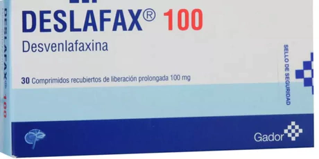 DESLAFAX DESVENLAFAXINA 100MG 30 COMPRIMIDOS PROLONGADOS