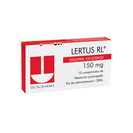 LERTUS RL DICLOFENACO SÓDICO 150MG 10 COMPRIMIDOS PROLONGADOS