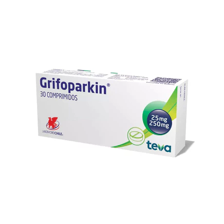 GRIFOPARKIN CARBIDOPA / LEVODOPA 25/250 30 COMPRIMIDOS