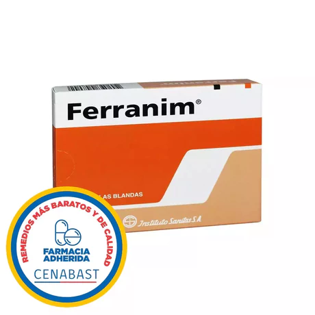 FERRANIM 30 CÁPSULAS BLANDAS - CENABAST