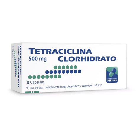 TETRACICLINA 500MG 8 CÁPSULAS