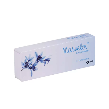 MARVELON DESOGESTREL / ETINILESTRADIOL 21 COMPRIMIDOS