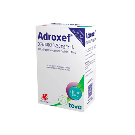 ADROXEF CEFADROXILO 250MG/5ML JARABE 100ML