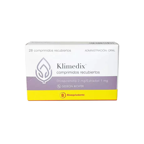 KLIMEDIX (B) DROSPIRENONA / ESTRADIOL 28 COMPRIMIDOS RECUBIERTOS