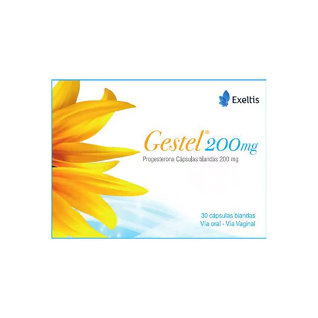 GESTEL PROGESTERONA 200MG 30 CÁPSULAS BLANDAS