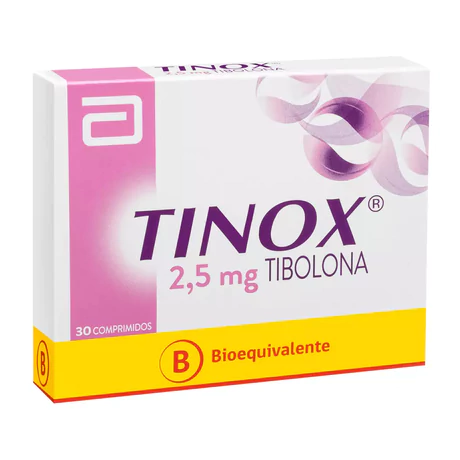 TINOX (B) TIBOLONA 2.5MG 30 COMPRIMIDOS