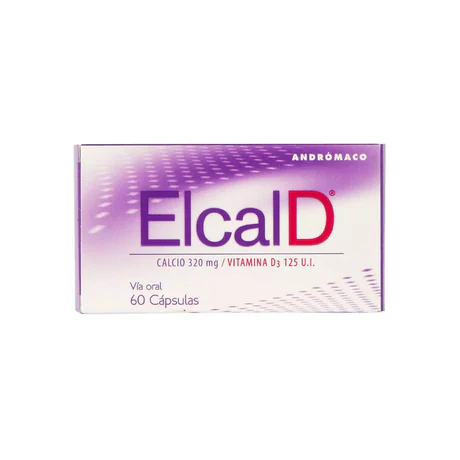ELCAL D CALCIO/VITAMINA D3 60 CÁPSULAS