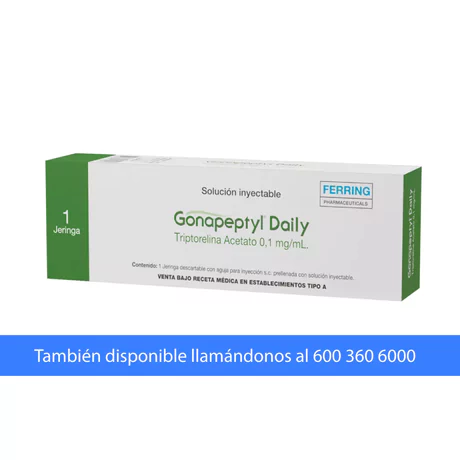 GONAPEPTYL DAILY 0.10MG/1ML INYECTABLE 1 JERINGA PRELLENADA