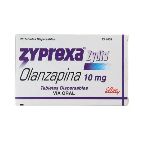 ZYPREXA ZYDIS (R) OLANZAPINA 10MG 28 TABLETAS DISPERSABLES