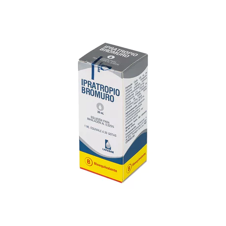 BROMURO IPRATROPIO 0.25MG/ML INHALACIÓN 20ML