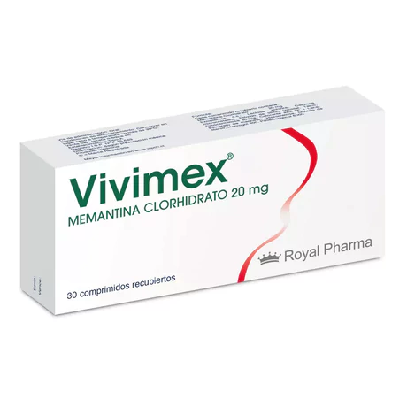 VIVIMEX MEMANTINA 20MG 30 COMPRIMIDOS RECUBIERTOS