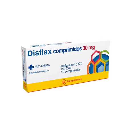 DISFLAX (B) DEFLAZACORT 30MG 10 COMPRIMIDOS