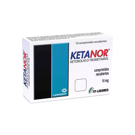 KETANOR (B) KETOROLACO 10MG 10 COMPRIMIDOS RECUBIERTOS